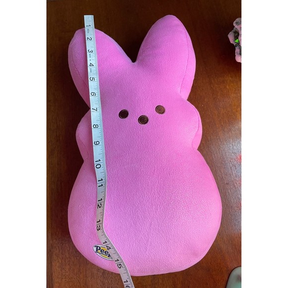 Build a Bear Pink Peep Bunny Rabbit Shimmery Plush 16” - Picture 7 of 7